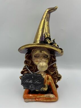 Bella Lux Witch Figurine Goth Glam Bubblegum Halloween Decor Viral NEW